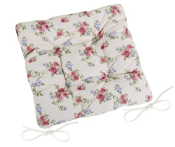 Sedák DITA prošívaný Smetanová,Růžová,Zelená 41/404 40x40 cm