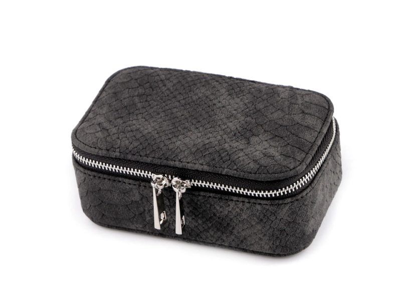 Malá šperkovnice na zip 8x13x6 cm