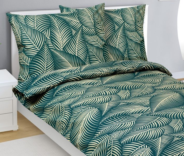 Povlečení bavlněné Zelená,Žlutá 90/979