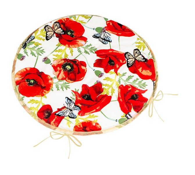 Sedák BERTA kulatý hladký Červená,Bílá,Zelená 79/612 průměr 40 cm