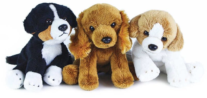 Pes sedící 14cm různé druhy Eco-Friendly