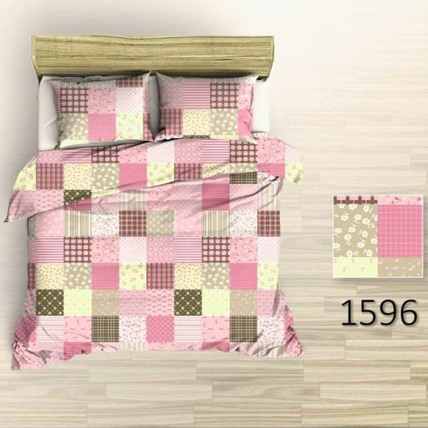 Povlečení krep Valerie - růžové 140x200+70x90 cm