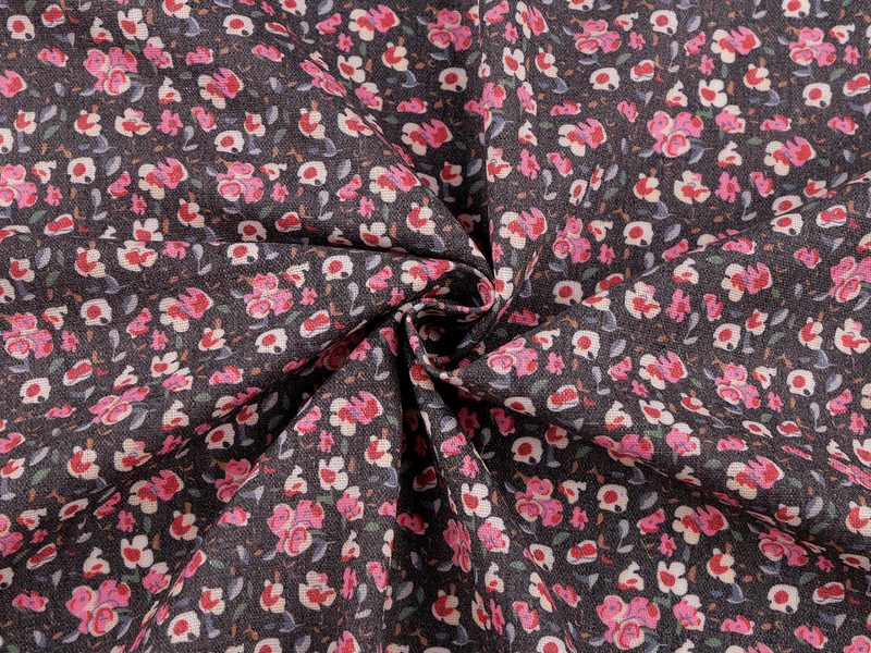 Bavlněná látka s příměsí lnu hrubší METRÁŽ