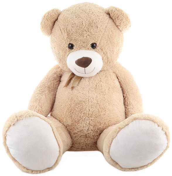 Plyšový medvěd 150 cm s mašlí