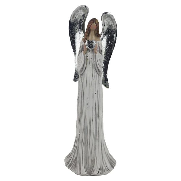 Dekorační anděl X7454/1 - 10 × 7.5 × 29 cm