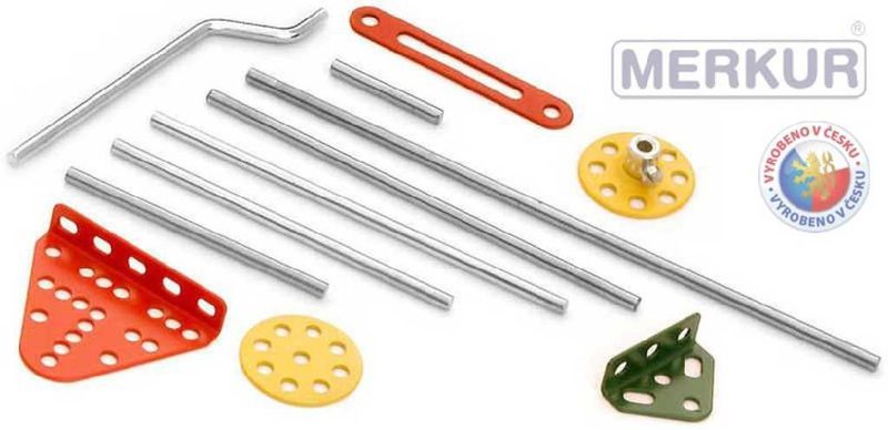 ND104 hřídelky a kola