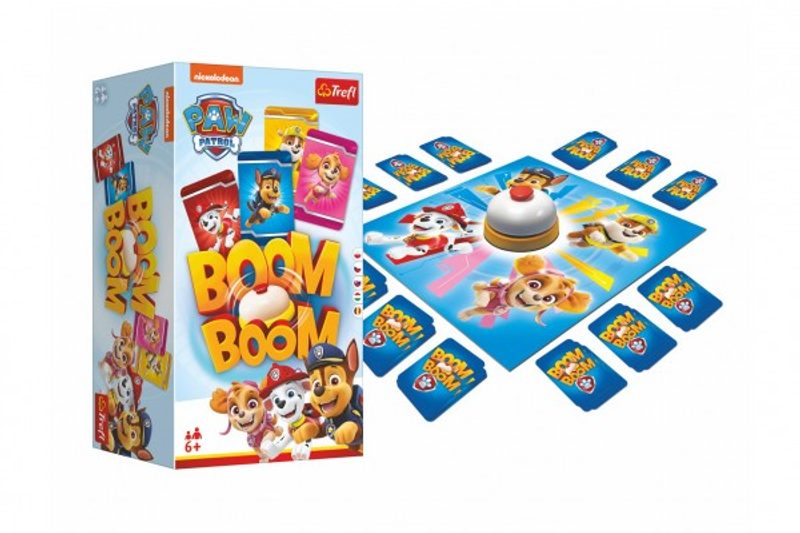 Boom Boom Tlapková patrola/Paw Patrol společenská hra v krabici 14x26x10cm