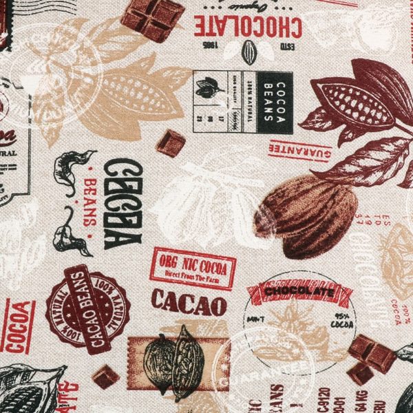 Látka - Ema Béžová,Hnědá 48/563 šířka 280 cm