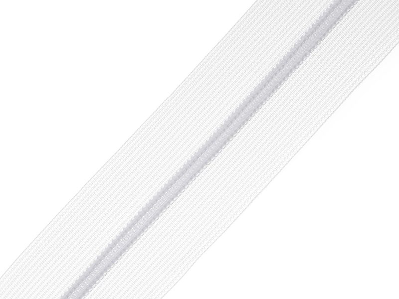 Zip spirálový No 3 transparentní metráž, na povlečení a polštáře METRÁŽ