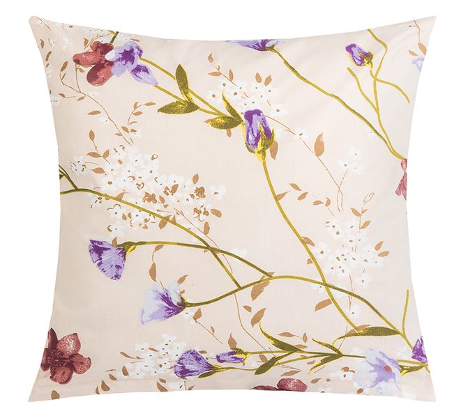 Povláček bavlněný Fialová,Béžová,Bílá 90/391 40x40 cm