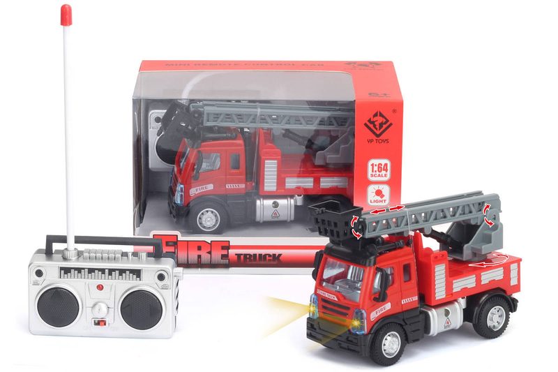 RC Auto požární na vysílačku na baterie 1:64 Světlo