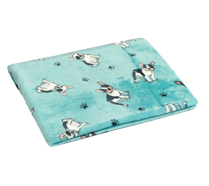 Dětská deka ELLA Modrá,Bílá,Černá 1005/197 75x100 cm