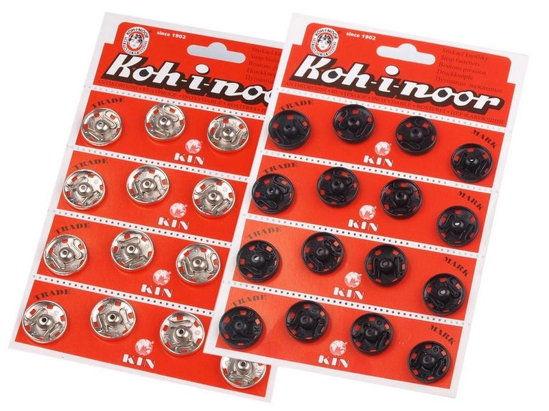 Kovové patenty velikost 8 - 4 kusy patentek