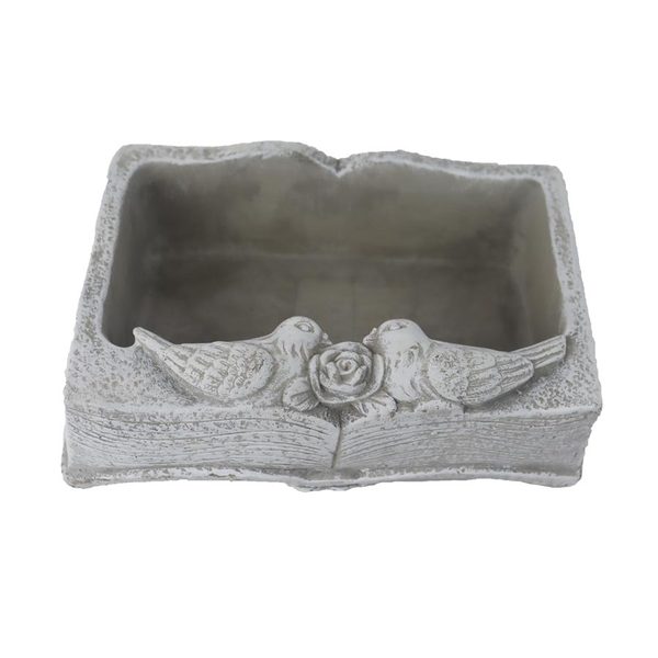 Cementový obal k osázení kniha X8258/2 - 24x16x8.5cm