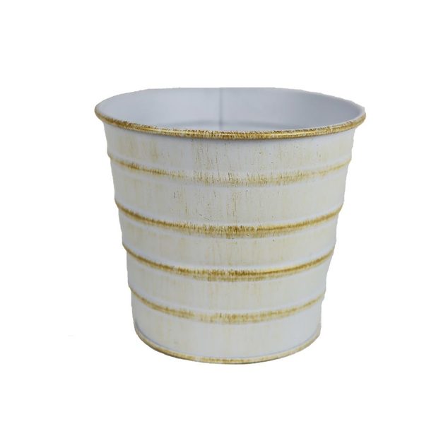 Květináč plechový K3418/1 - dia 11,5 × 10 cm