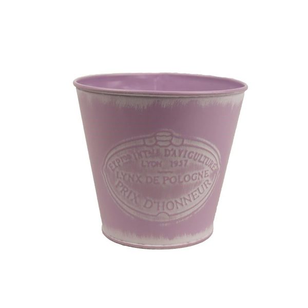 Plechový květináč K3305/2 - dia 13 × 12 cm