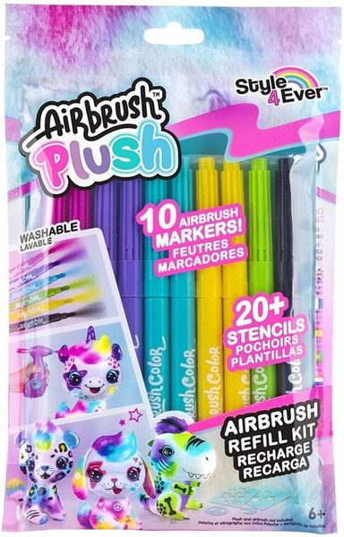 EP Line Airbrush studio náhradní barevná náplň set 10 barev se šablonami