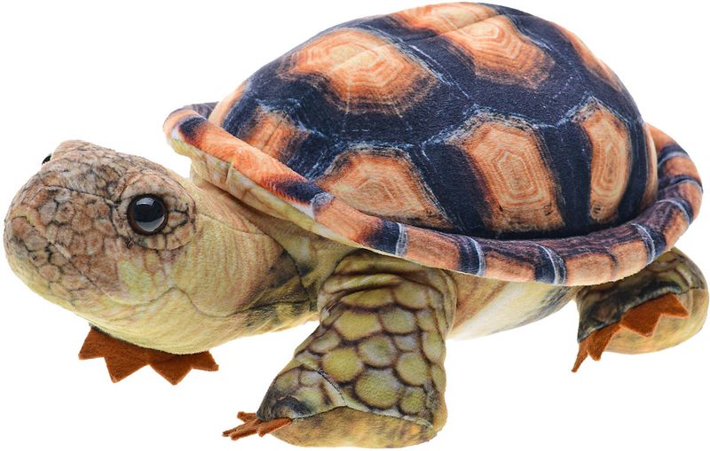 PLYŠ Želva 25cm hnědá