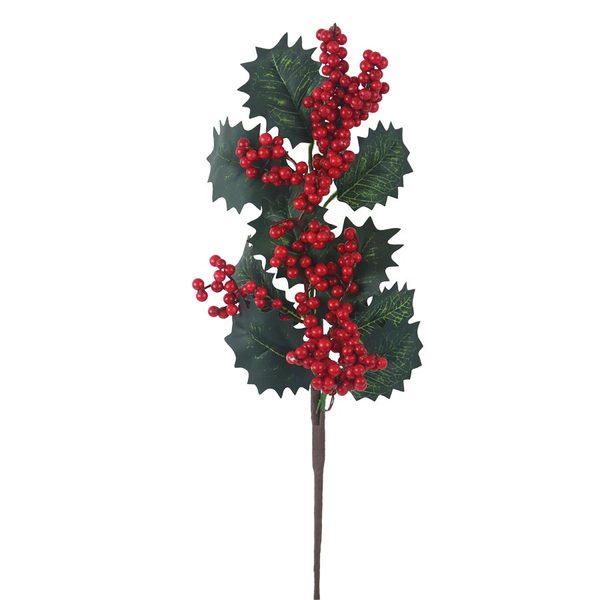 Dekorační větvička s bobulemi P2321 - 40 cm