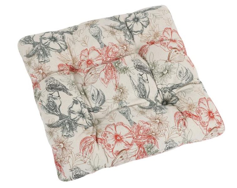 Sedák DANA prošívaný Bílá 41/809 40x40 cm