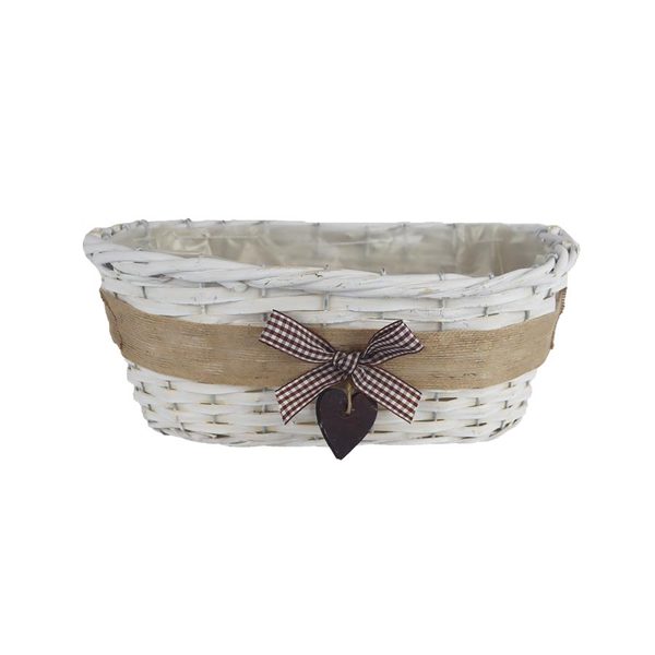 Obal s plastem bílý P2023/1 - 31 × 17 × 13 cm