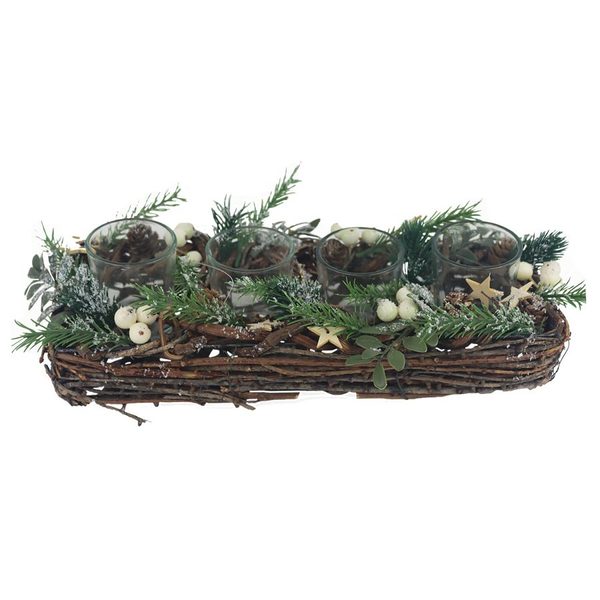 Adventní svícen P1883/2 - 32 × 13 × 10 cm