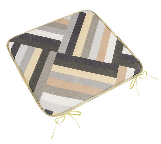 Sedák Adéla hladký Šedá,Béžová 34/231 40x40 cm