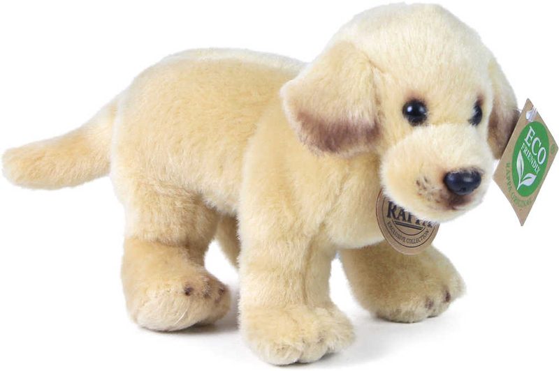 PLYŠ Pes labrador světlý 20cm stojící Eco-Friendly *PLYŠOVÉ HRAČKY*