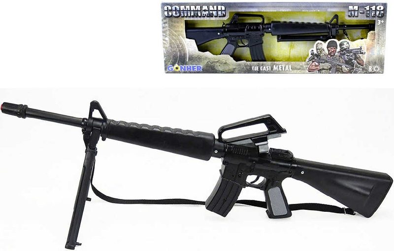 Hračka policejní puška 72 cm (M-118, v krabici)