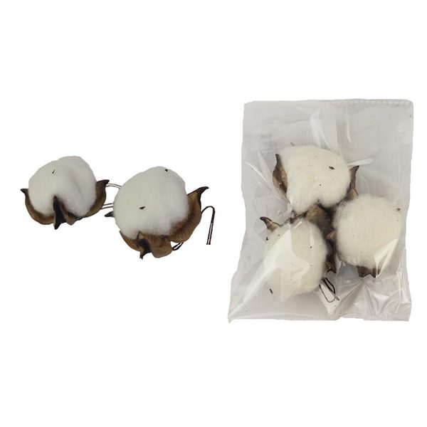 Dekorace bavlna 3 ks P1300 - 5,5 cm