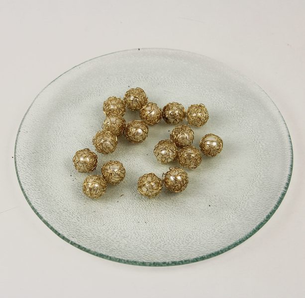 Skleněný tácek dekorační S0080/2 - dia 20,5 x 1 cm