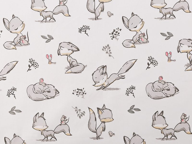 Bavlněná látka / plátno liška