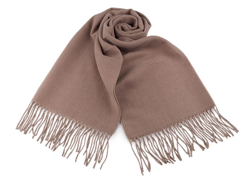 Zimní šála / pléd s třásněmi 70x180 cm