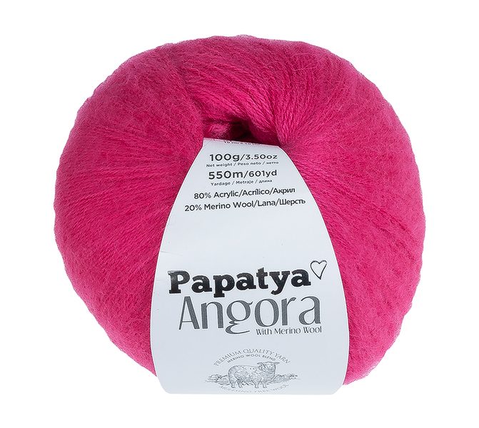 Příze ANGORA MERINO Růžová 4060 100g / 550 m