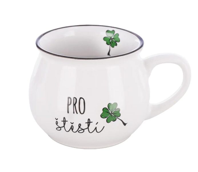 Hrnek keramický Pro štěstí O0638 - pr.9,5cm,v.7,5cm,o.300ml