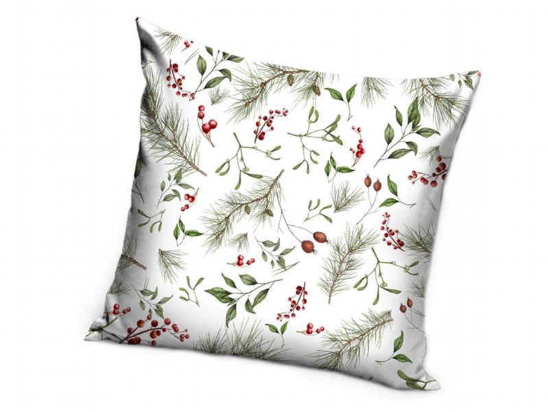 Vánoční povlak Zimní vůně lesa 40x40 cm