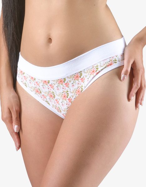 GINA dámské kalhotky bokové se širokým bokem, s potiskem Disco XVIII 16177P