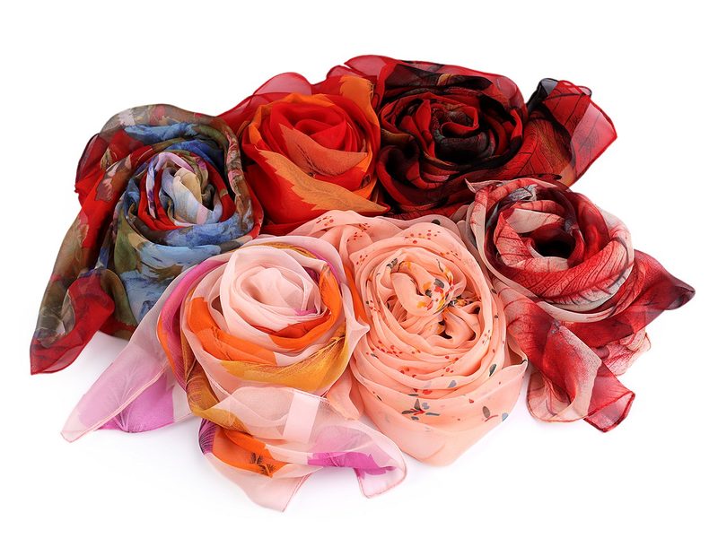 Letní šátek / šála 50x160 cm