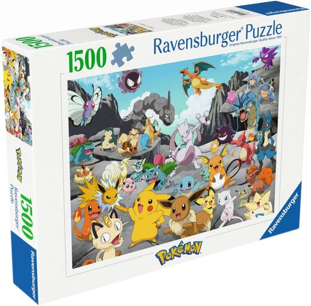 RAVENSBURGER Puzzle Pokémon 1500 dílků 80x60cm skládačka