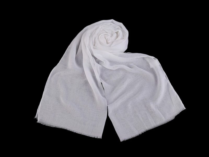 Letní šátek / šála vrapovaný, lehký 40x175 cm