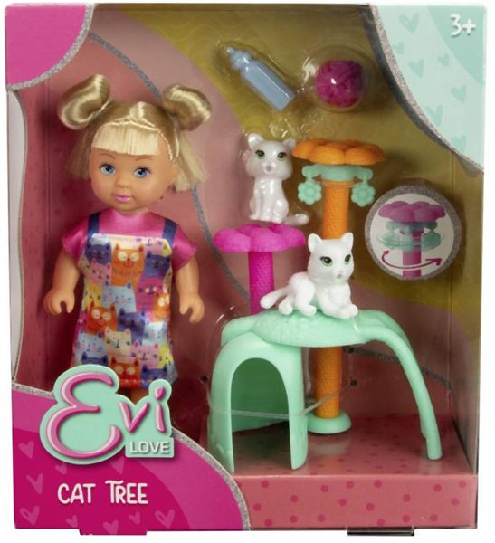SIMBA Panenka Evička herní set se škrabadlem pro kočky