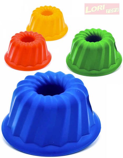 LORI 236 Baby bábovka kulatá 12x7cm na písek 4 barvy plast