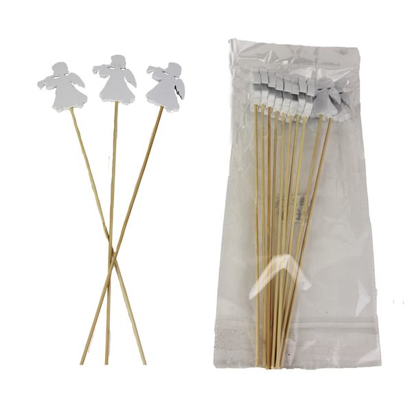 Dekorace zápich 10 ks D2932 - 4,5 x 0,6 x 4,8/32