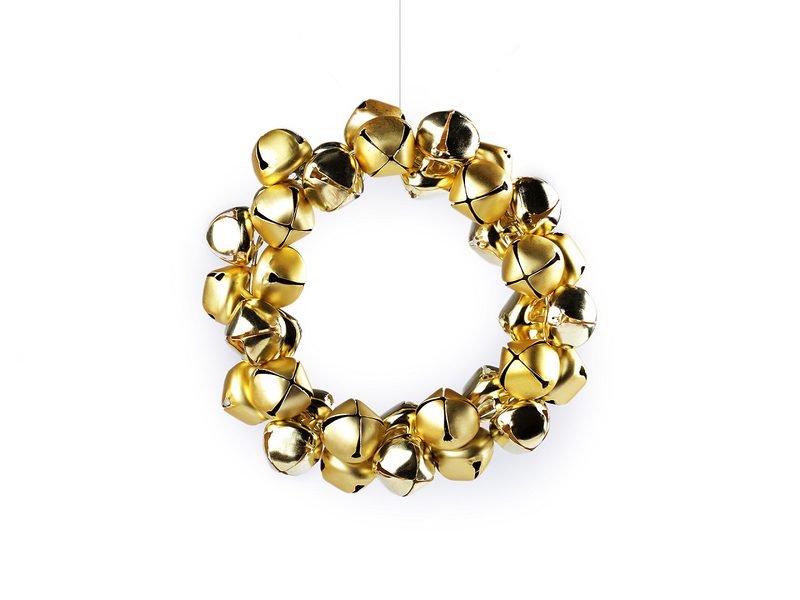 Věneček z rolniček Ø13 cm - mat a lesk