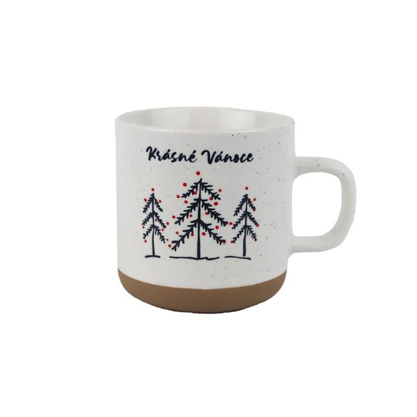 Porcelánový hrnek stromečky X8690 - 400ml; 345 g; D87xH89xBD70mm