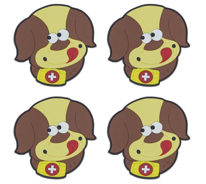 Podtácek sada 4 ks Hnědá 1100/043 10x10 cm - 4ks