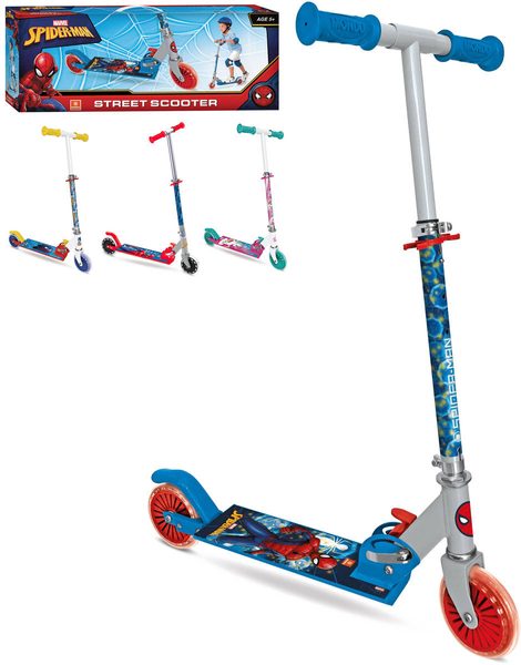 Mondo dětská koloběžka Spiderman (skládací, hliník, 4 barvy)