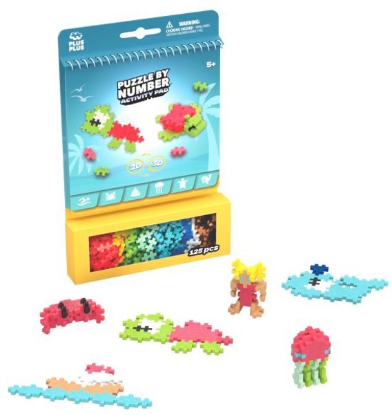 STAVEBNICE Plus-Plus Oceán 12v1 (125 ks) Skládej podle čísel