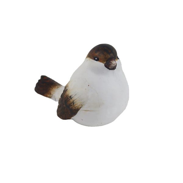 Dekorace ptáček X6078-R - 6,5 × 9,5 × 7,5 cm