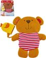 HAPE Baby žínka na umývání medvídek s kačenkou do vany na koupání